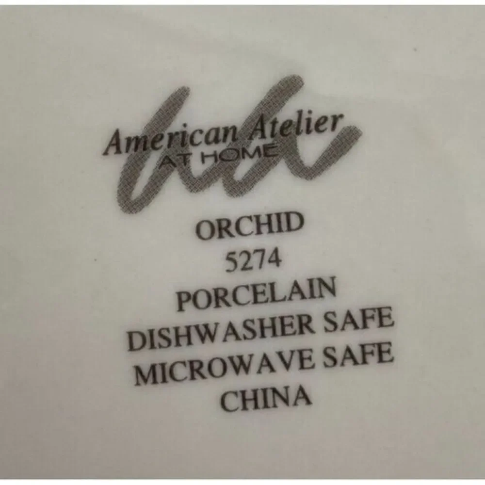 American Atelier Orchid Salad‎ Plate (s)